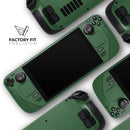 Solid Hunter Green // Full Body Skin Decal Wrap Kit for the Steam Deck handheld gaming computer