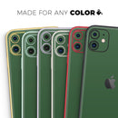 Solid Hunter Green - Protective Skin Wrap & Decal – Compatible with iPhone SE to iPhone 17 Pro Max (All Models)