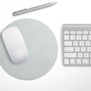 Solid Light Gray// WaterProof Rubber Foam Backed Anti-Slip Mouse Pad for Home Work Office or Gaming Computer Desk