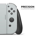 Solid Light Gray // Skin Decal Wrap Kit for Nintendo Switch Console & Dock, Joy-Cons, Pro Controller, Lite, 3DS XL, 2DS XL, DSi, or Wii - Vinyl Skin Wrap for Nintendo Switch 2, OLED, Lite, Pro Controller, Wii & Classic Handhelds