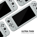 Solid Light Gray // Skin Decal Wrap Kit for Nintendo Switch Console & Dock, Joy-Cons, Pro Controller, Lite, 3DS XL, 2DS XL, DSi, or Wii - Vinyl Skin Wrap for Nintendo Switch 2, OLED, Lite, Pro Controller, Wii & Classic Handhelds