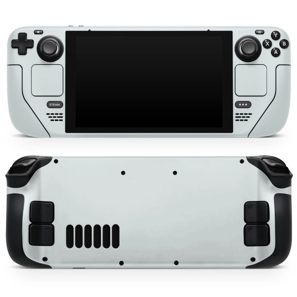 Solid Light Gray // Full Body Skin Decal Wrap Kit for the Steam Deck handheld gaming computer