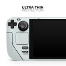 Solid Light Gray // Full Body Skin Decal Wrap Kit for the Steam Deck handheld gaming computer