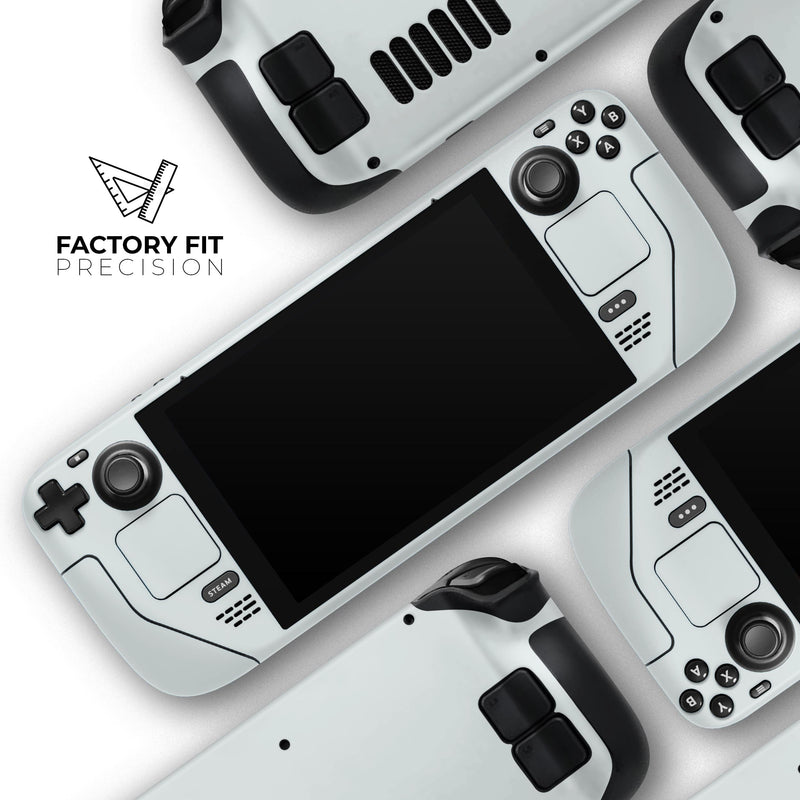 Solid Light Gray // Full Body Skin Decal Wrap Kit for the Steam Deck handheld gaming computer