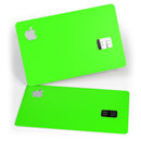 Solid Lime Green V2 - Premium Protective Decal Skin-Kit for the Apple Credit Card