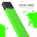 Solid Lime Green V2 - Premium Decal Protective Skin-Wrap Sticker compatible with the Juul Labs vaping device