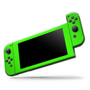 Solid Lime Green V2 // Skin Decal Wrap Kit for Nintendo Switch Console & Dock, Joy-Cons, Pro Controller, Lite, 3DS XL, 2DS XL, DSi, or Wii - Vinyl Skin Wrap for Nintendo Switch 2, OLED, Lite, Pro Controller, Wii & Classic Handhelds
