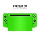 Solid Lime Green V2 // Skin Decal Wrap Kit for Nintendo Switch Console & Dock, Joy-Cons, Pro Controller, Lite, 3DS XL, 2DS XL, DSi, or Wii - Vinyl Skin Wrap for Nintendo Switch 2, OLED, Lite, Pro Controller, Wii & Classic Handhelds