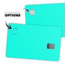 Solid Mint V2 - Premium Protective Decal Skin-Kit for the Apple Credit Card