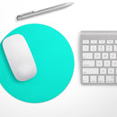 Solid Mint V2// WaterProof Rubber Foam Backed Anti-Slip Mouse Pad for Home Work Office or Gaming Computer Desk