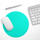 Solid Mint V2// WaterProof Rubber Foam Backed Anti-Slip Mouse Pad for Home Work Office or Gaming Computer Desk