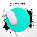 Solid Mint V2// WaterProof Rubber Foam Backed Anti-Slip Mouse Pad for Home Work Office or Gaming Computer Desk
