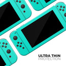 Solid Mint V2 // Skin Decal Wrap Kit for Nintendo Switch Console & Dock, Joy-Cons, Pro Controller, Lite, 3DS XL, 2DS XL, DSi, or Wii - Vinyl Skin Wrap for Nintendo Switch 2, OLED, Lite, Pro Controller, Wii & Classic Handhelds