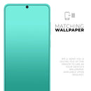 Solid Mint V2 - Premium Vinyl Skin Decal for Samsung Galaxy S25 Ultra, S24, S23, S22 & All Galaxy S Models