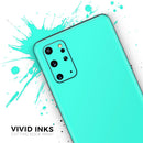 Solid Mint V2 - Premium Vinyl Skin Decal for Samsung Galaxy S25 Ultra, S24, S23, S22 & All Galaxy S Models