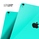 Solid Mint V2 - Full Body Skin Decal for the Apple iPad Pro 12.9", 11", 10.5", 9.7", Air or Mini (All Models Available)