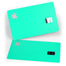 Solid Mint V3 - Premium Protective Decal Skin-Kit for the Apple Credit Card