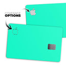 Solid Mint V3 - Premium Protective Decal Skin-Kit for the Apple Credit Card