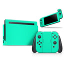 Solid Mint V3 // Skin Decal Wrap Kit for Nintendo Switch Console & Dock, Joy-Cons, Pro Controller, Lite, 3DS XL, 2DS XL, DSi, or Wii - Vinyl Skin Wrap for Nintendo Switch 2, OLED, Lite, Pro Controller, Wii & Classic Handhelds