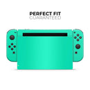 Solid Mint V3 // Skin Decal Wrap Kit for Nintendo Switch Console & Dock, Joy-Cons, Pro Controller, Lite, 3DS XL, 2DS XL, DSi, or Wii - Vinyl Skin Wrap for Nintendo Switch 2, OLED, Lite, Pro Controller, Wii & Classic Handhelds