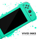 Solid Mint V3 // Skin Decal Wrap Kit for Nintendo Switch Console & Dock, Joy-Cons, Pro Controller, Lite, 3DS XL, 2DS XL, DSi, or Wii - Vinyl Skin Wrap for Nintendo Switch 2, OLED, Lite, Pro Controller, Wii & Classic Handhelds