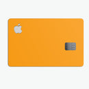 Solid Orange - Premium Protective Decal Skin-Kit for the Apple Credit Card