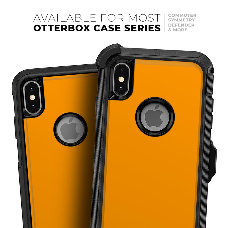 Solid Orange - Skin Kit for the iPhone OtterBox Cases