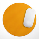 Solid Orange// WaterProof Rubber Foam Backed Anti-Slip Mouse Pad for Home Work Office or Gaming Computer Desk