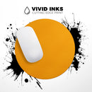 Solid Orange// WaterProof Rubber Foam Backed Anti-Slip Mouse Pad for Home Work Office or Gaming Computer Desk