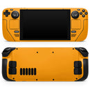 Solid Orange // Full Body Skin Decal Wrap Kit for the Steam Deck handheld gaming computer