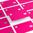 Solid Pink V2 - Premium Protective Decal Skin-Kit for the Apple Credit Card
