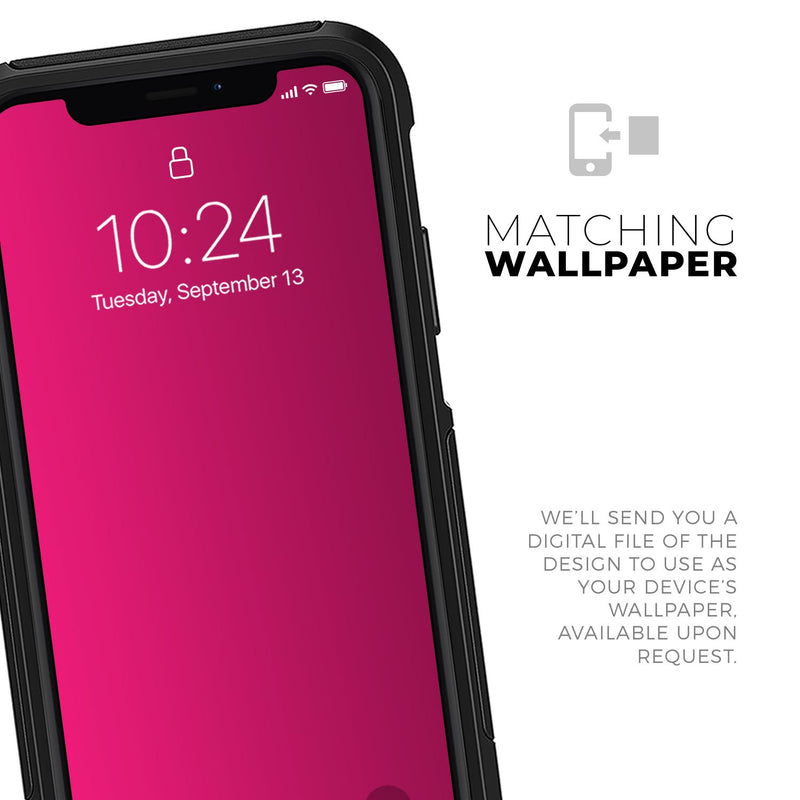Solid Pink V2 - Skin Kit for the iPhone OtterBox Cases