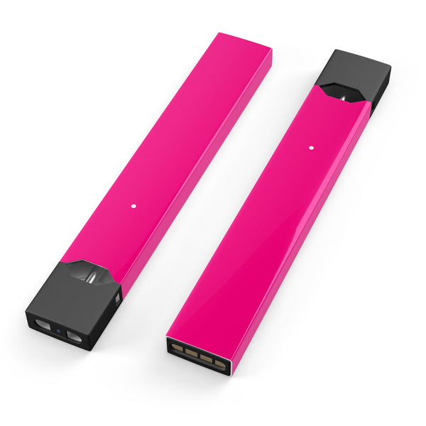 Solid Pink V2 - Premium Decal Protective Skin-Wrap Sticker compatible with the Juul Labs vaping device
