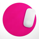 Solid Pink V2// WaterProof Rubber Foam Backed Anti-Slip Mouse Pad for Home Work Office or Gaming Computer Desk