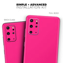 Solid Pink V2 - Premium Vinyl Skin Decal for Samsung Galaxy S25 Ultra, S24, S23, S22 & All Galaxy S Models