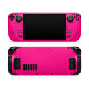 Solid Pink V2 // Full Body Skin Decal Wrap Kit for the Steam Deck handheld gaming computer