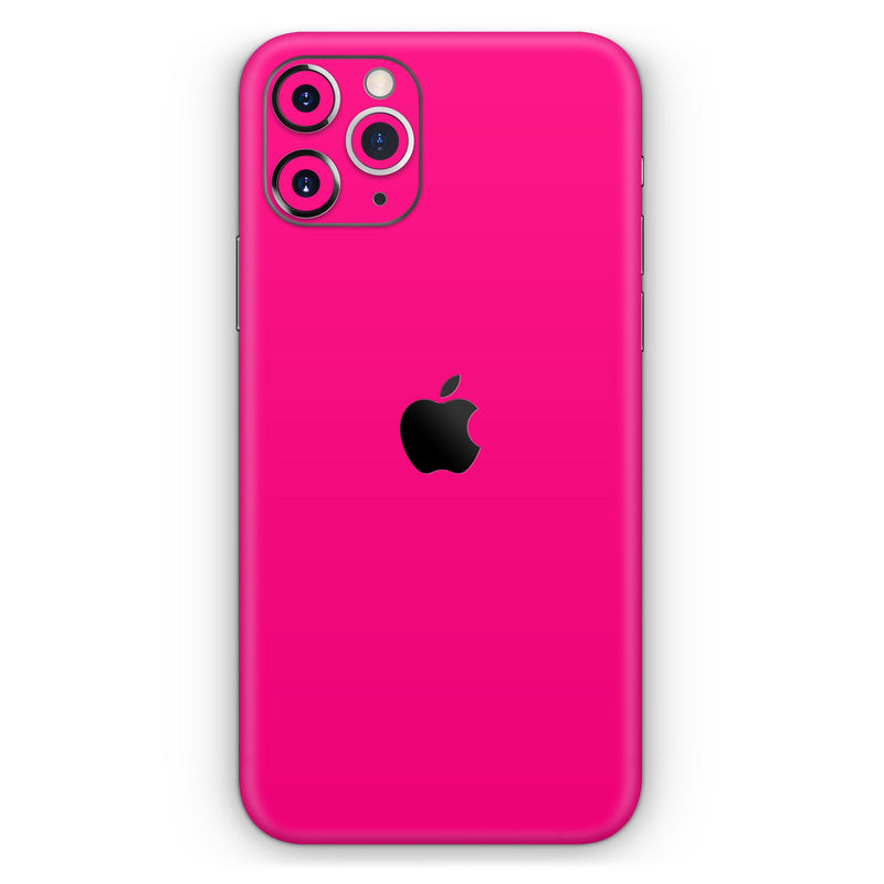 Solid Pink V2 // Skin-Kit compatible with the Apple iPhone 14, 13, 12, 12 Pro Max, 12 Mini, 11 Pro, SE, X/XS + (All iPhones Available)