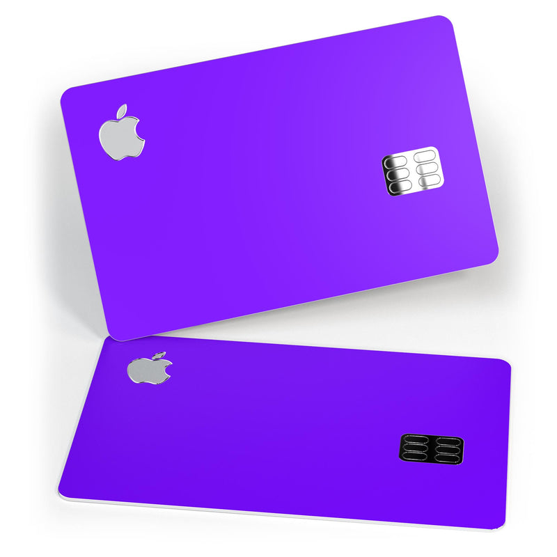 Solid Purple - Premium Protective Decal Skin-Kit for the Apple Credit Card