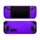 Solid Purple // Full Body Skin Decal Wrap Kit for the Steam Deck handheld gaming computer