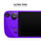 Solid Purple // Full Body Skin Decal Wrap Kit for the Steam Deck handheld gaming computer