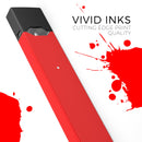 Solid Red - Premium Decal Protective Skin-Wrap Sticker compatible with the Juul Labs vaping device