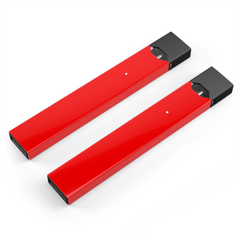 Juul 2 Flashing Red Lights Solid Red DesignSkinz Juul 2 Flashing Red Lights Solid Red DesignSkinz