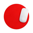 Solid Red// WaterProof Rubber Foam Backed Anti-Slip Mouse Pad for Home Work Office or Gaming Computer Desk