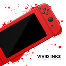 Solid Red // Skin Decal Wrap Kit for Nintendo Switch Console & Dock, Joy-Cons, Pro Controller, Lite, 3DS XL, 2DS XL, DSi, or Wii - Vinyl Skin Wrap for Nintendo Switch 2, OLED, Lite, Pro Controller, Wii & Classic Handhelds