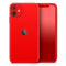 Solid Red // Skin-Kit compatible with the Apple iPhone 14, 13, 12, 12 Pro Max, 12 Mini, 11 Pro, SE, X/XS + (All iPhones Available)