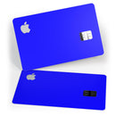Solid Royal Blue - Premium Protective Decal Skin-Kit for the Apple Credit Card