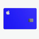 Solid Royal Blue - Premium Protective Decal Skin-Kit for the Apple Credit Card