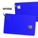 Solid Royal Blue - Premium Protective Decal Skin-Kit for the Apple Credit Card