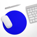 Solid Royal Blue// WaterProof Rubber Foam Backed Anti-Slip Mouse Pad for Home Work Office or Gaming Computer Desk