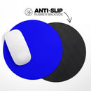 Solid Royal Blue// WaterProof Rubber Foam Backed Anti-Slip Mouse Pad for Home Work Office or Gaming Computer Desk